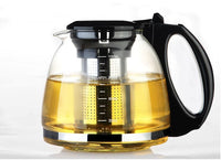 glass heat resistant teapot with infuser