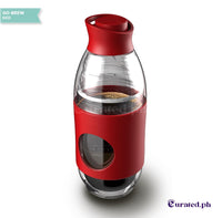 Red Cafflano Multi-functional Portable Brewing Bottle