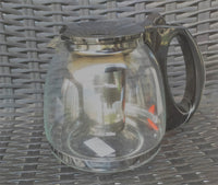 clear heat resistant teapot with infuser