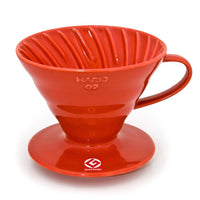 Red Hario V60 Plastic Dripping Cup